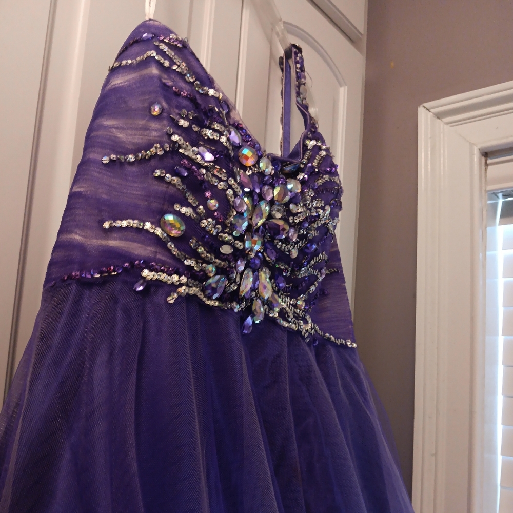 Party Time Formal Dress - Size 18M - Deep Lavender